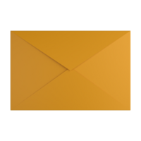 3d illustration de une courrier enveloppe png