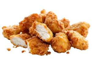 Pile of Fried Chicken Nuggets png