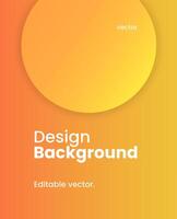 Simple colorful gradient background. Social media template illustration. vector