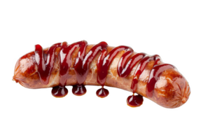 Deutsche Currywurst mit Soße png