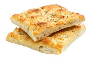 Freshly Baked Focaccia Bread With Herbs png