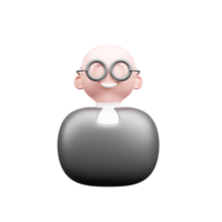 Teacher day 3d Illustration Icon png