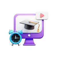 profesor día 3d ilustración icono png