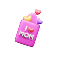 Happy Mother Day 3d icon png