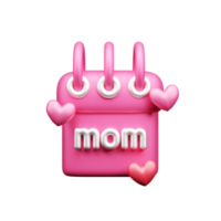 gelukkig moeder dag 3d icoon png