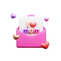 gelukkig moeder dag 3d icoon png