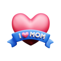 contento madre día 3d icono png