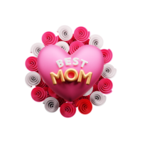 Happy Mother Day 3d icon png