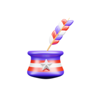 independência dia 3d ícone png