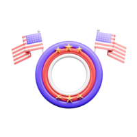 Memorial Day 3d icon png