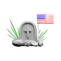 memorial dia 3d ícone png