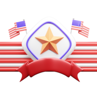 Memorial Day 3d icon png