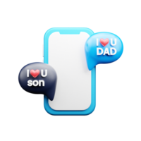 Father day 3d icon png