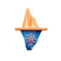 tief Netz 3d Illustration Symbol png