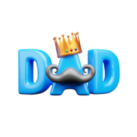 Father day 3d icon png