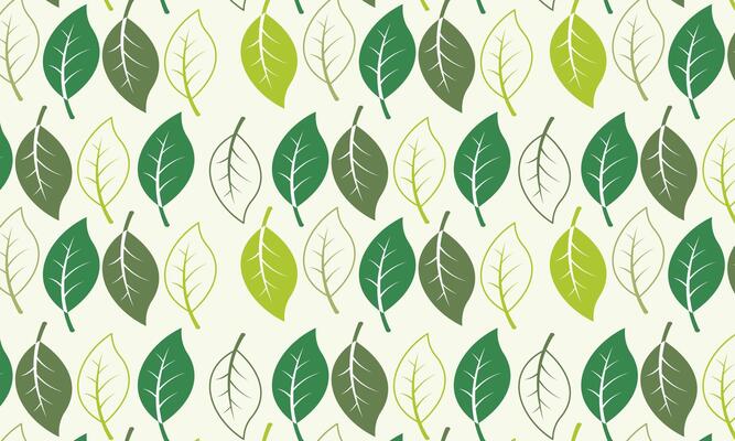 Seamless abstract leaves pattern background