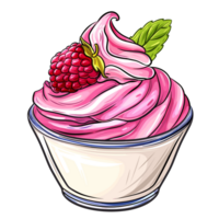 yogur dibujos animados plano color png