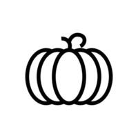 calabaza línea icono gratis símbolo vector