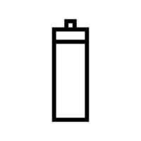 battery line icon free vector