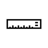 ruler line icon vector