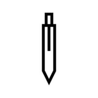 pen line icon free vector