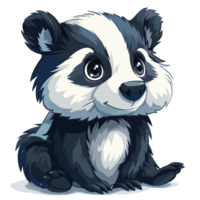 Badger Cartoon Flat Color png