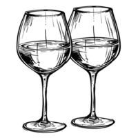 vin glasögon tecknad serie png