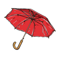 Umbrella Cartoon Flat Color png