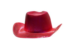 vaquero sombrero en vibrante color en neutral antecedentes png