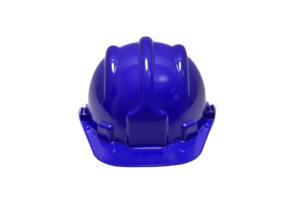 plastic work helmet in vibrant color on neutral background png