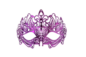 Purper carnaval masker Aan neutrale achtergrond png