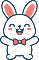 Dapper Rabbit in a Bow Tie png