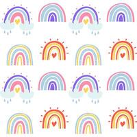 Baby cute pattern for wallpapers vector