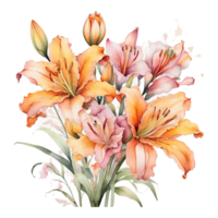 Aquarell Blumen- Blume Design, Aquarell Blume Vereinbarungen Blumen, Aquarell Blume Design, Blume Sublimation Blumen- Clip Art, Clip Art, Hochzeit Dekoration png