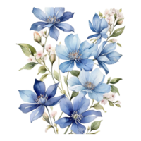 Aquarell Blumen- Blume Design, Aquarell Blume Vereinbarungen Blumen, Aquarell Blume Design, Blume Sublimation Blumen- Clip Art, Clip Art, Hochzeit Dekoration png