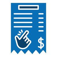 Digital Cash icon line illustration vector