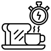 Early Bites icon line illustration vector