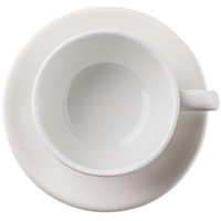 empty white cup png