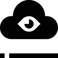 Cloud icon symbol image. Illustration of the hosting storage vector