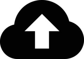 Cloud icon symbol image. Illustration of the hosting storage vector