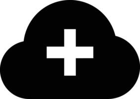 Cloud icon symbol image. Illustration of the hosting storage vector