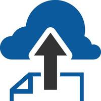 Cloud icon symbol image. Illustration of the hosting storage vector