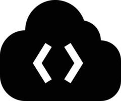 Cloud icon symbol image. Illustration of the hosting storage vector