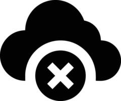 Cloud icon symbol image. Illustration of the hosting storage vector