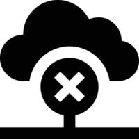Cloud icon symbol image. Illustration of the hosting storage vector