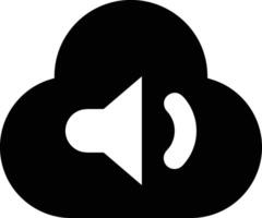 Cloud icon symbol image. Illustration of the hosting storage vector