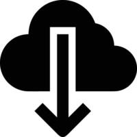 Cloud icon symbol image. Illustration of the hosting storage vector