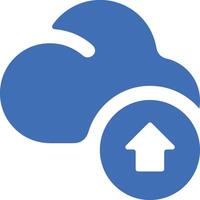 Cloud icon symbol image. Illustration of the hosting storage vector