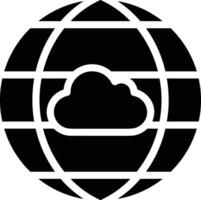 Cloud icon symbol image. Illustration of the hosting storage vector