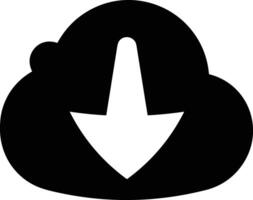 Cloud icon symbol image. Illustration of the hosting storage vector